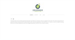 Desktop Screenshot of coloradogreenlab.com